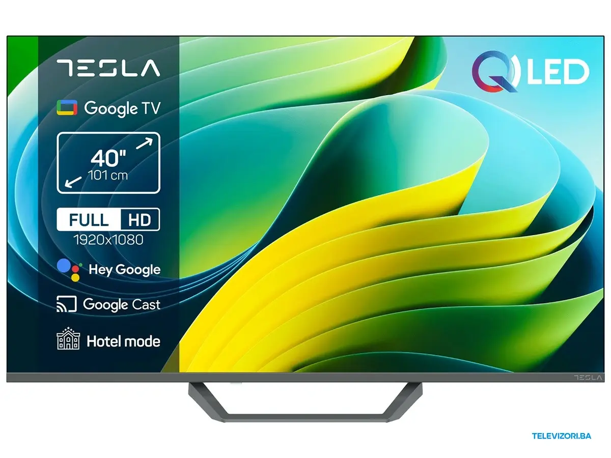40″ Tesla Full HD QLED Smart TV Q40E665GFS